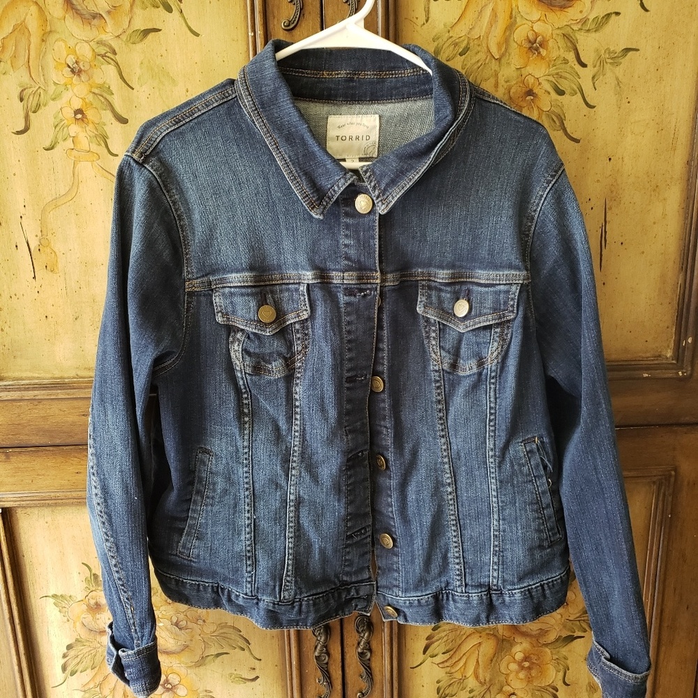 Torrid blue jean jacket